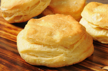 Fresh baked biscuit