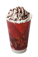 Whipped Cream Hot Cold Coffee Drink Isolation