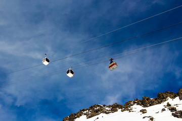 Old and new ski lift