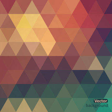 Retro pattern of geometric shapes. Colorful mosaic banner. Geome