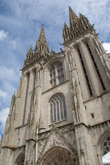 Fototapeta na wymiar Katedra św Corentin Quimper