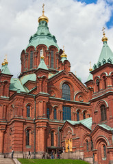 Fototapeta na wymiar Kirche in Helsinki
