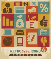 Business icons set.Vector