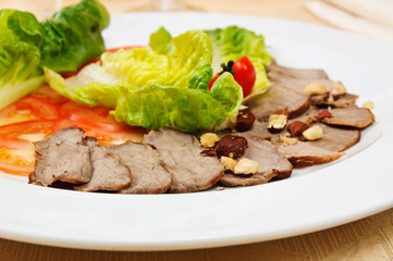 Ham with vegatebles