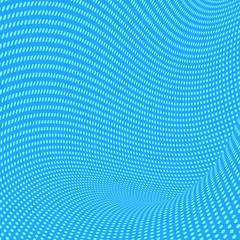 abstract blue vector dots background.