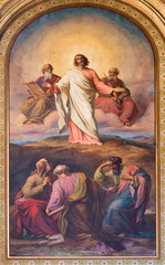 Fototapeta premium Vienna - Fresco of Transfiguration of the Lord