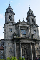 Fototapeta na wymiar Stary budynek w Santiago De Compostela
