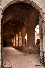 Obraz premium chiostro di San Francesco, Suvereto, Italy