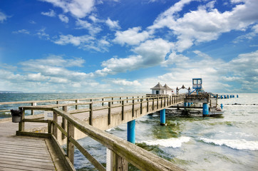 Fototapeta premium Deutschland / Rügen / Seebrücke Sellin