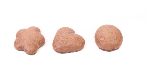 Different chocolate meringues.