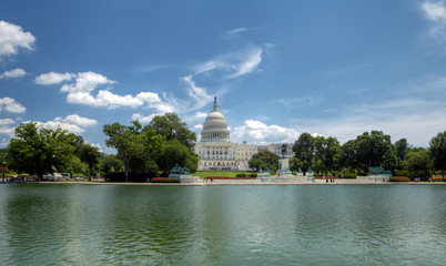 Panoramic view of the Capitol building in Washington, DC - 54776451