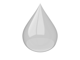 Fototapeta premium 3D detailed illustration of a drop of water