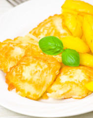 fish and potato