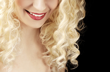 Fototapeta premium Pretty girl with perfect smile