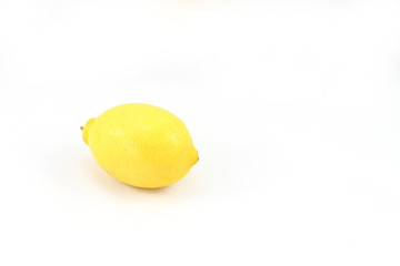 Lemon isolated on white background