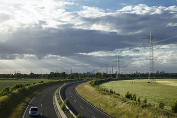 Fototapeta premium Versorgungswege