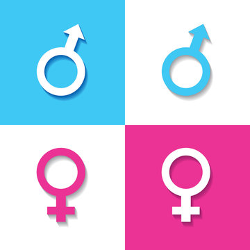 Male and female symbol stock vector