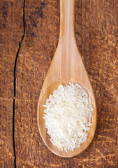 rice in spoon