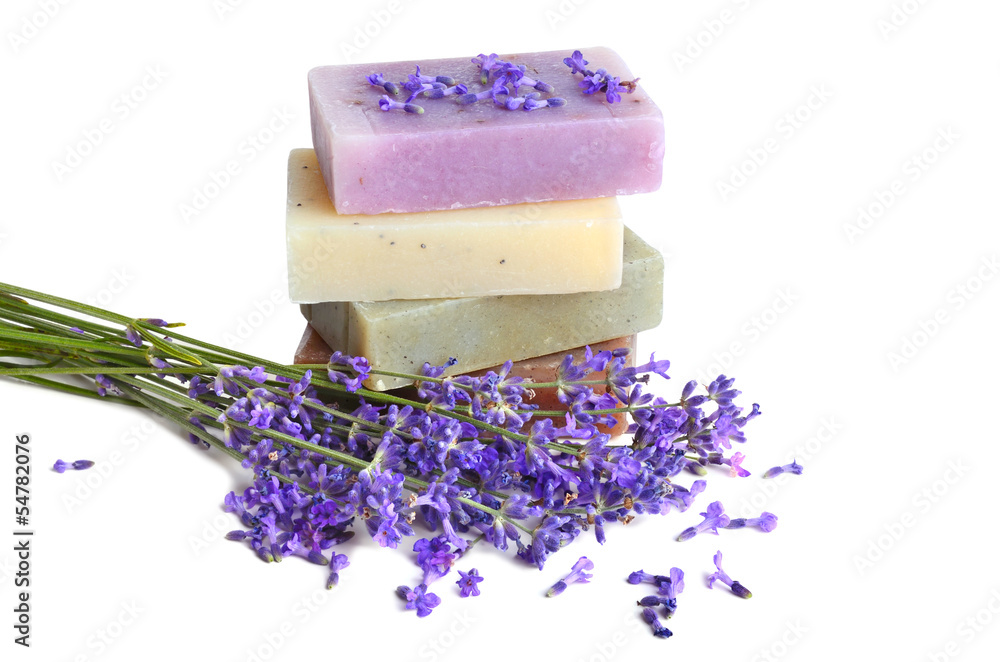 Wall mural Soaps and lavender