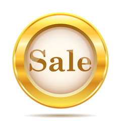Golden shiny icon