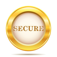 Golden shiny icon