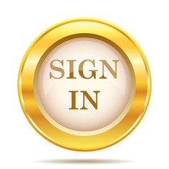 Golden shiny icon