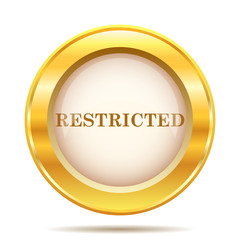 Golden shiny icon