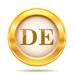 Golden shiny icon