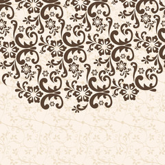Vintage floral background
