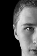 portrait of young attractive man