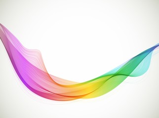 Abstract colorful background with wave