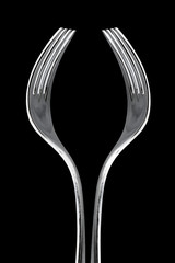 Artistic fork cup