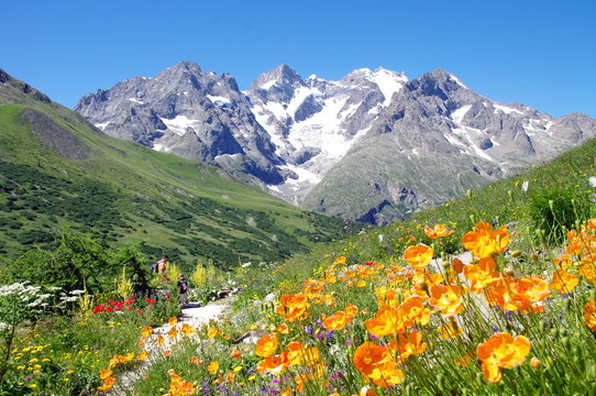 massif de la meije-france