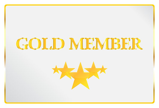 Gold Member Card