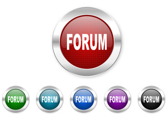 forum icon set