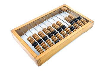 Old wooden abacus
