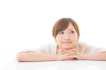 Obraz premium 笑顔の女性