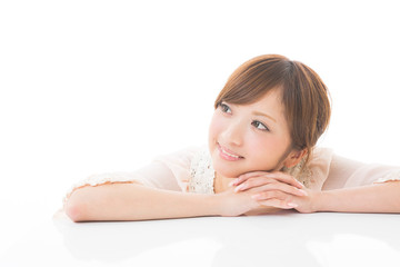 Obraz premium 笑顔の女性