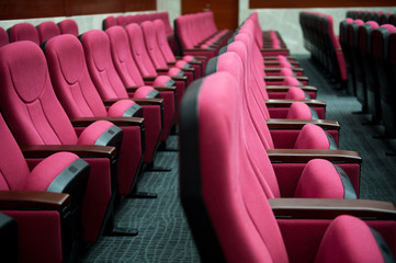 Obraz premium red armchairs