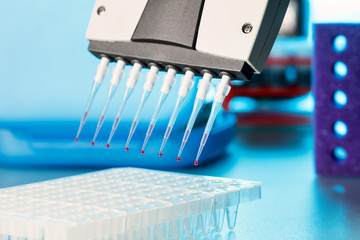 multi pipette for a multiplication pcr reaction