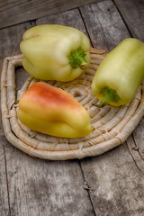 Bulgarian pepper-vegetarian meal