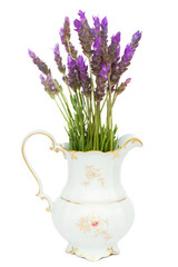 lavender flowers iv vase