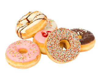 pile of fresh donuts