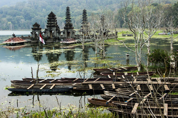 Balinese flooded temple