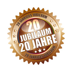 Bügel Button Kranz 20 Jähriges Jubiläum