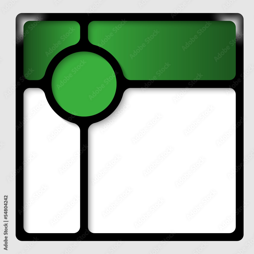 Poster vector frames for text