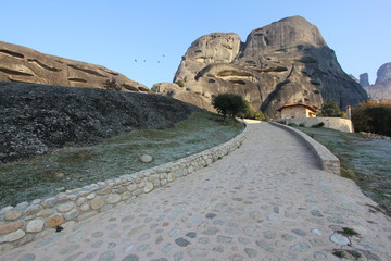 Path to Meteora Rocks