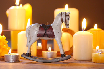 Schaukelpferd Weihnachten