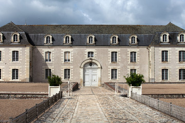 Fototapeta na wymiar Chateau de Villandry w dolinie Loary we Francji