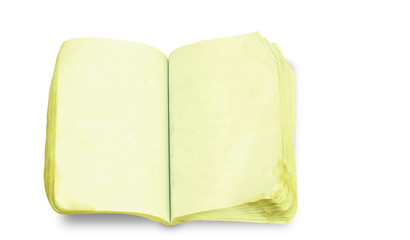 Ancient Book with clipping path